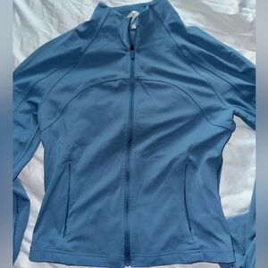 Lululemon Blue Cropped Define Jacket